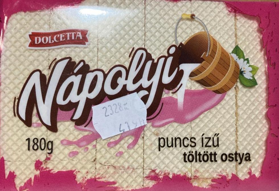 Képek - Nápolyi puncs ízű töltött ostya Dolcetta