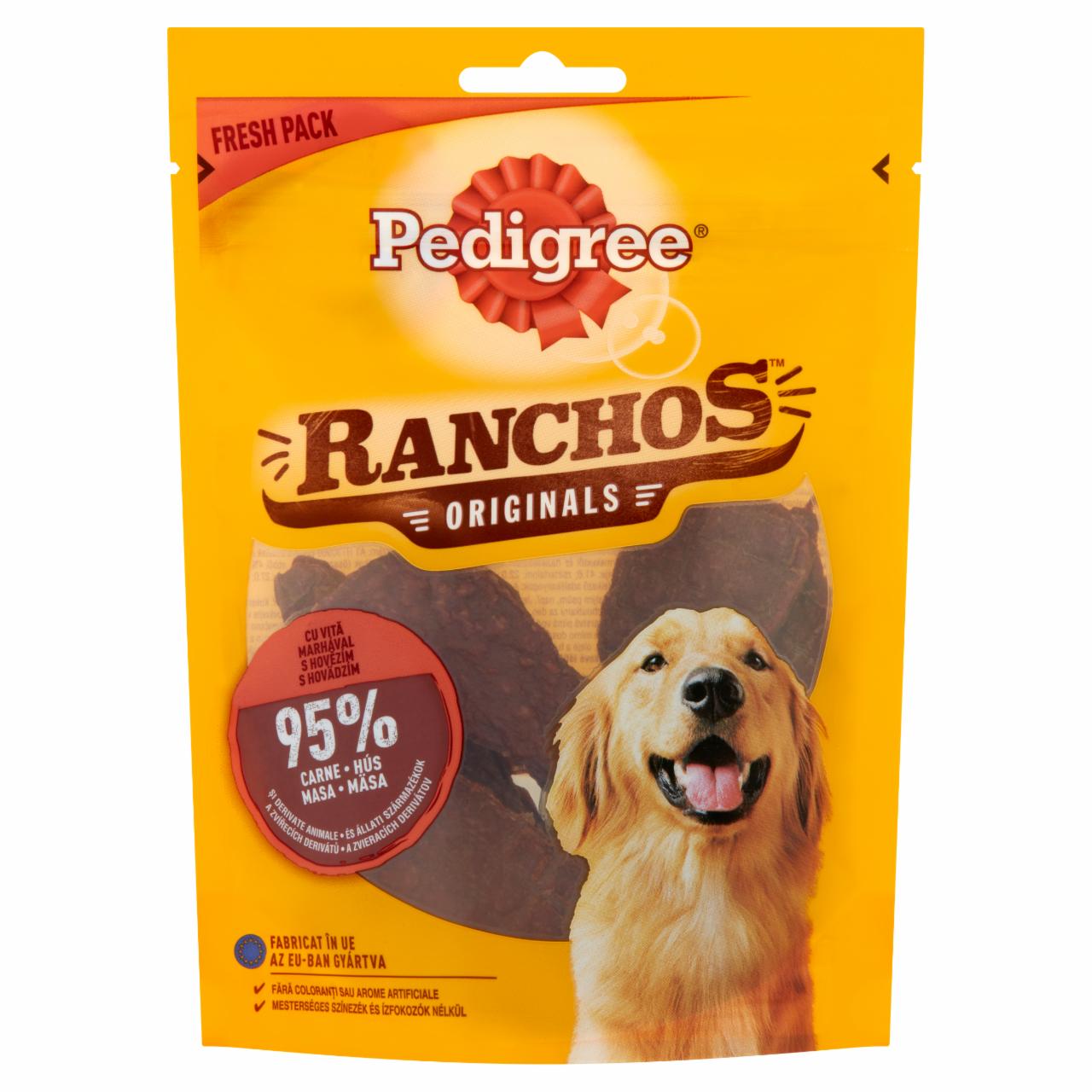 Képek - Pedigree Ranchos Originals kiegészítő állateledel felnőtt kutyák számára marhával 70 g