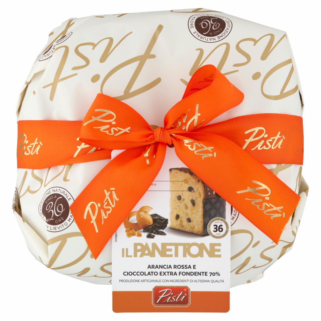 Képek - Panettone vérnaranccsal és 70%-os extra étcsokoládéval mazsola nélkül 1 kg