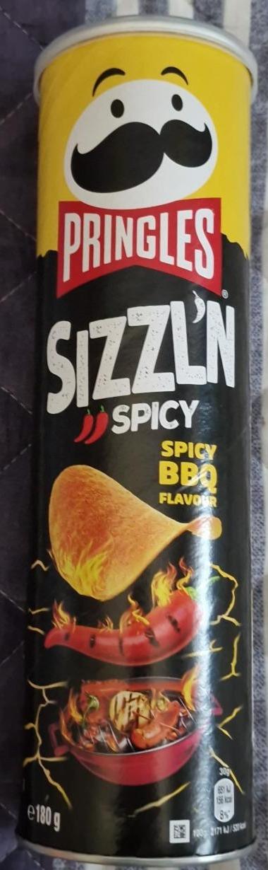 Képek - Sizzl'n Spicy BBQ 180 g Pringles