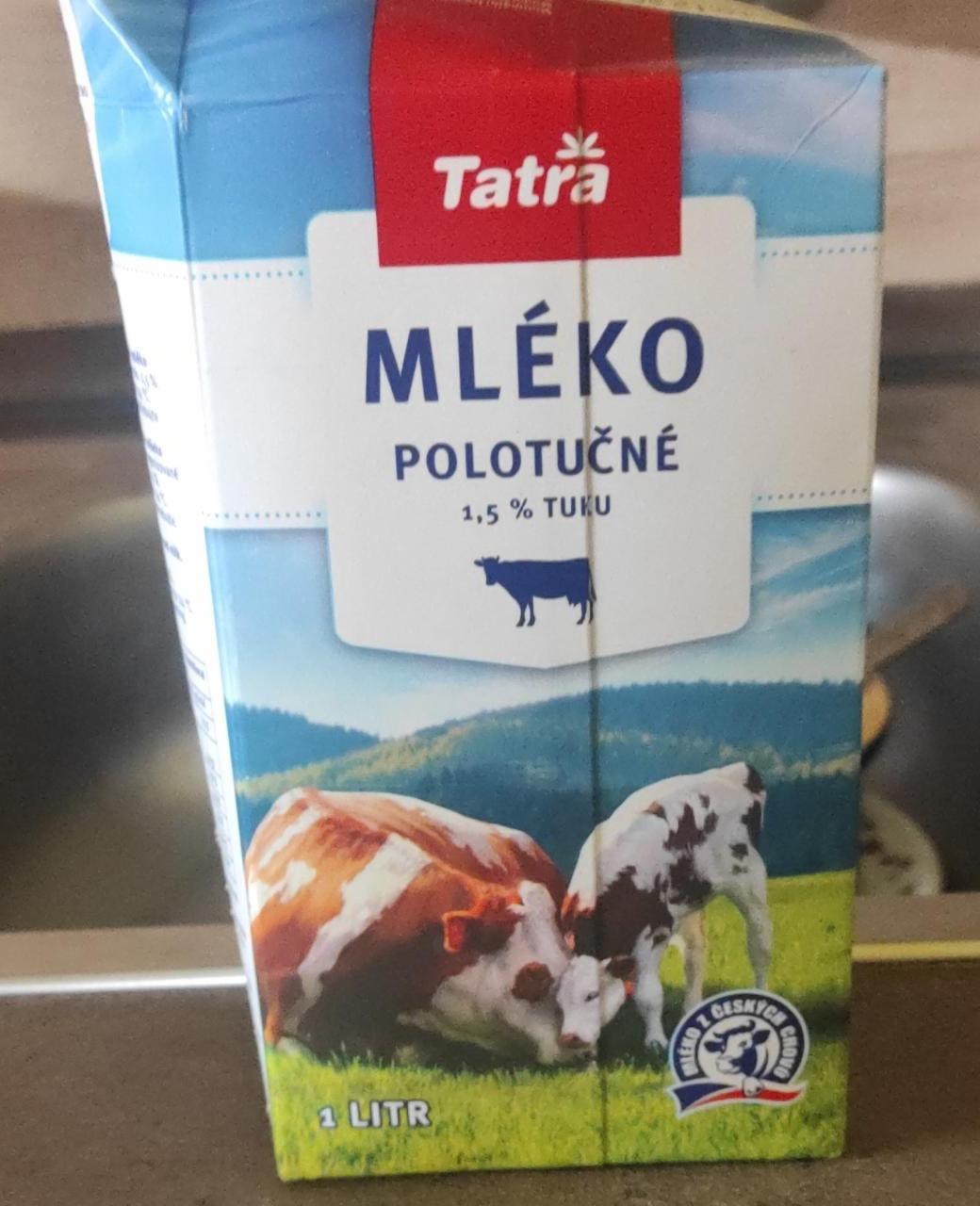 Képek - Mléko polotučné 1,5% Tatra