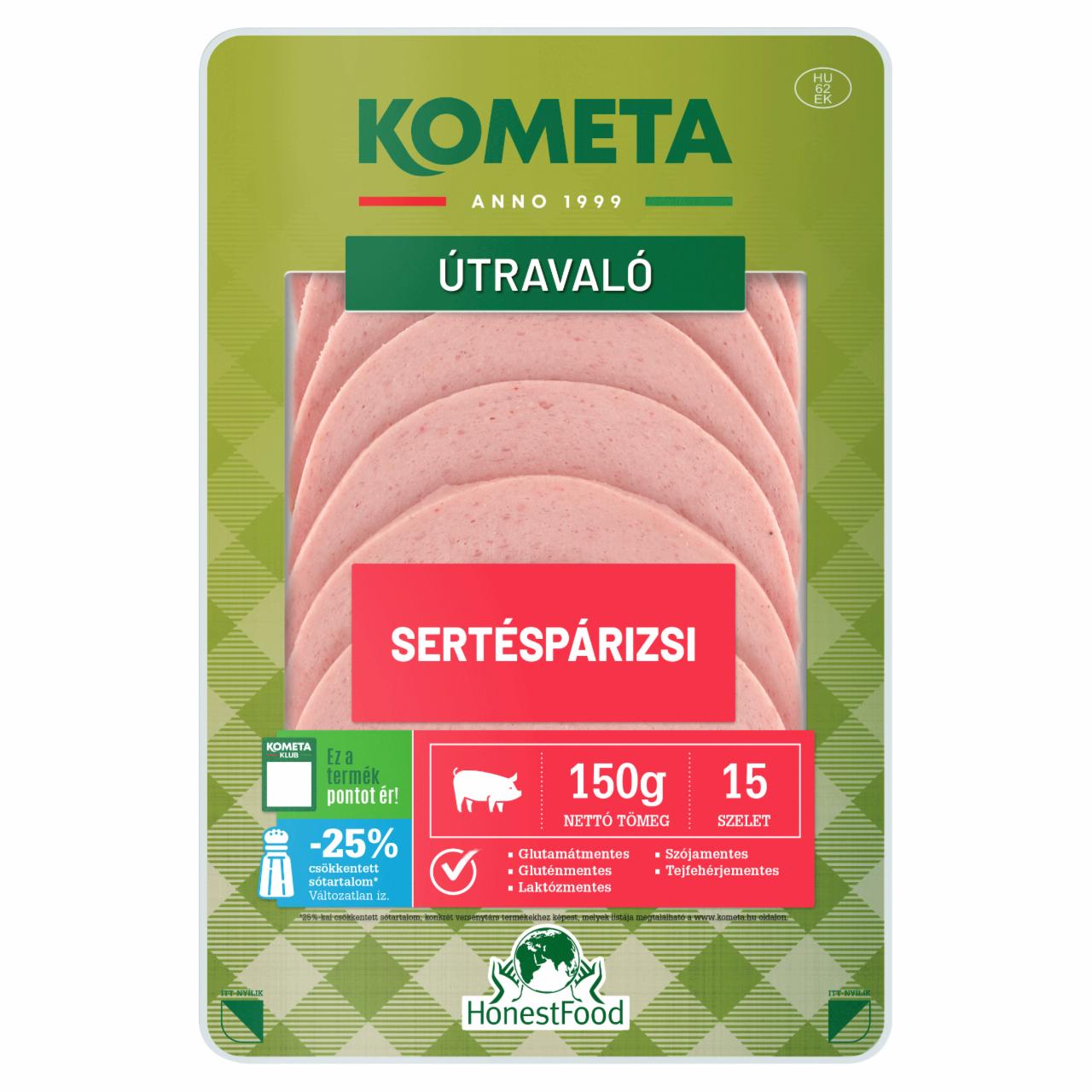 Képek - Kometa Útravaló szeletelt sertéspárizsi 15 szelet 150 g