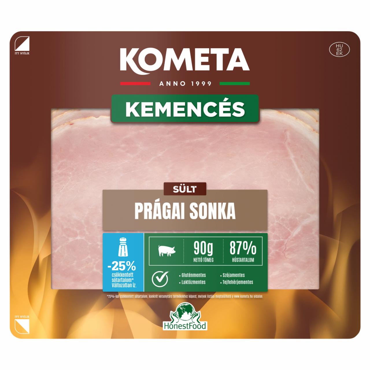 Képek - Kometa Kemencés sült, szeletelt prágai sonka 90 g