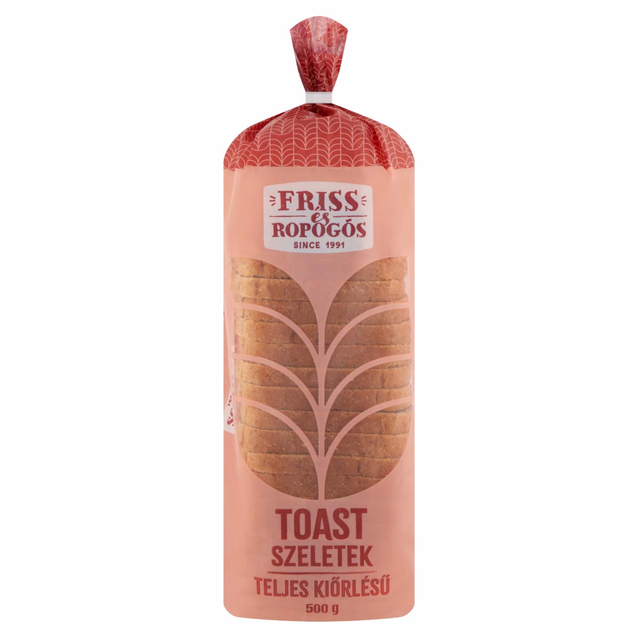 Képek - Teljes kiőrlésű toast szeletek 500 g