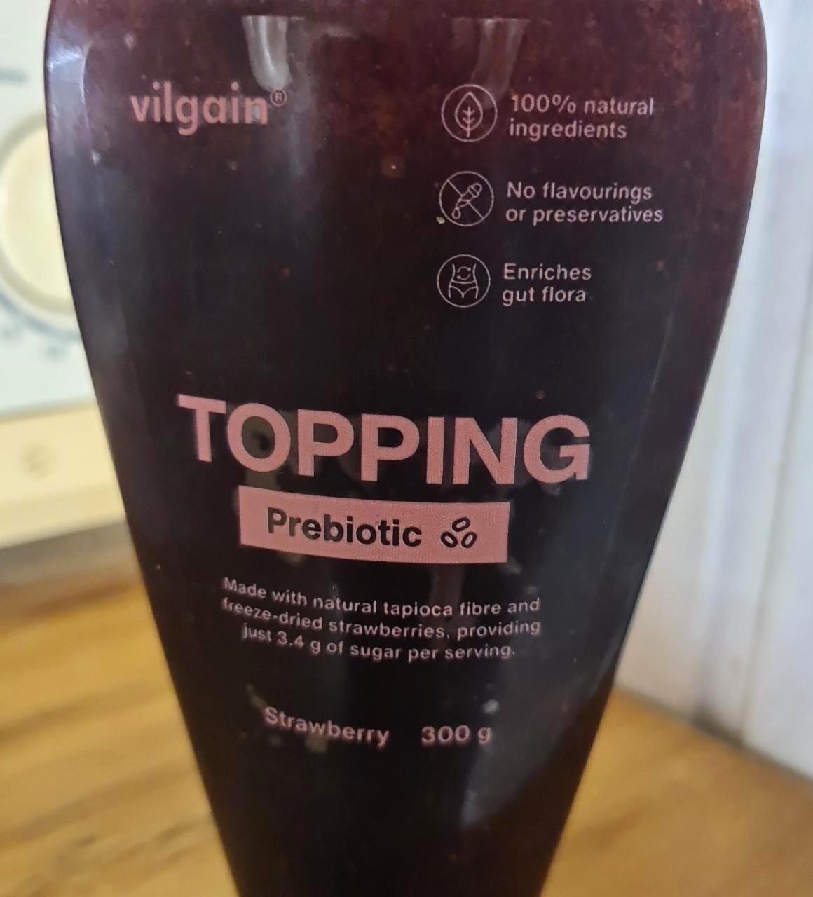 Képek - Topping prebiotic strawberry Vilgain