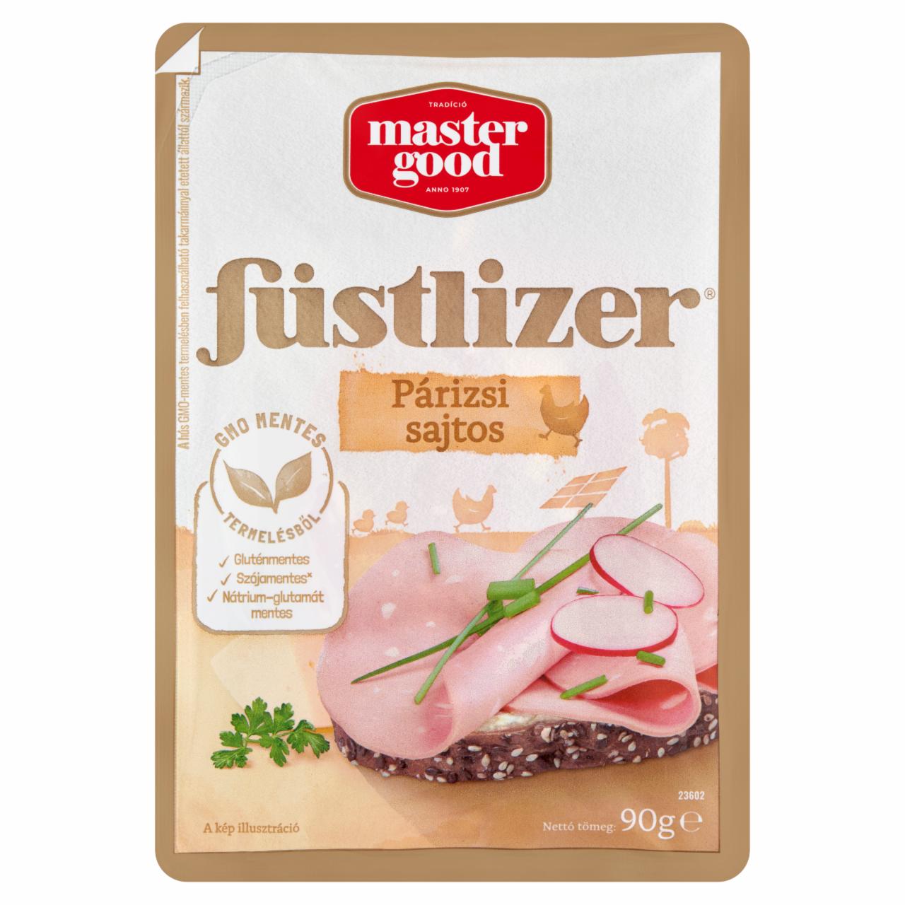 Képek - Master Good Füstlizer szeletelt sajtos párizsi 90 g