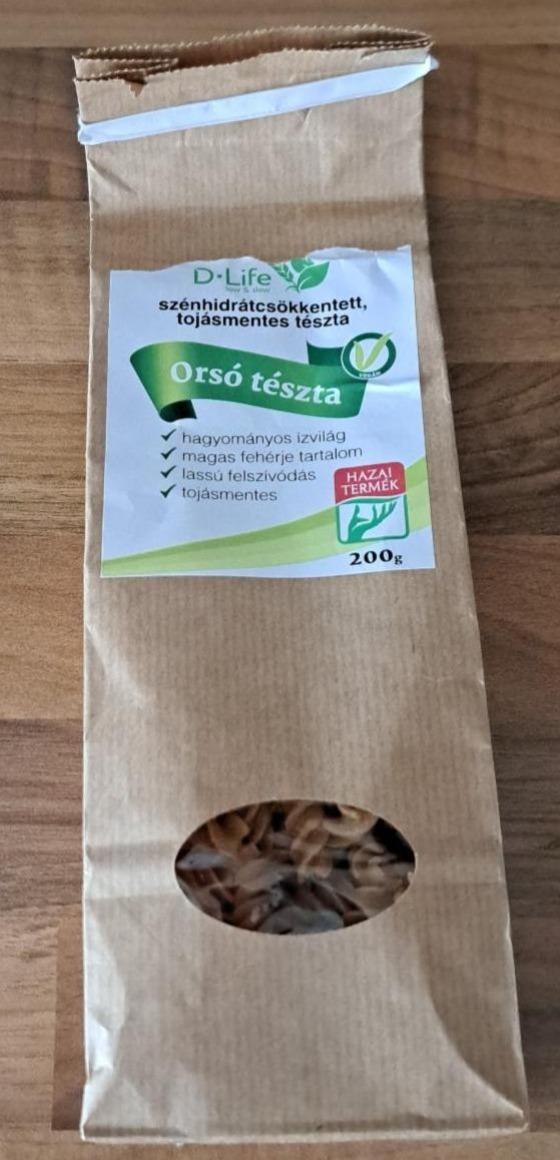 Képek - Szenhidrátcsökentetett,tojásmentes tészta Orsó tészta D-Life