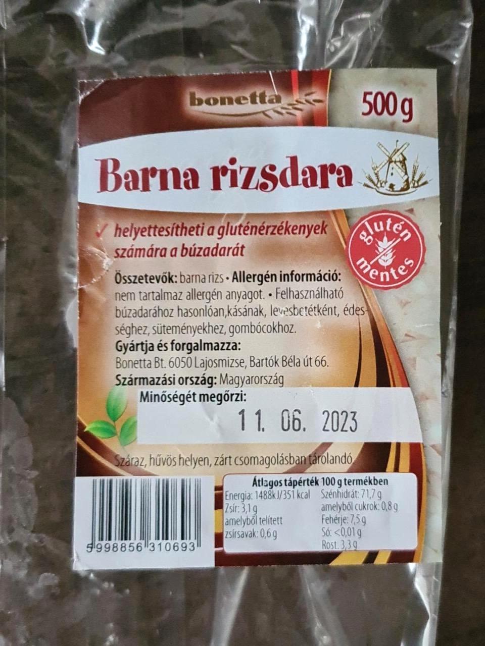 Képek - Barna rizsdara Bonetta