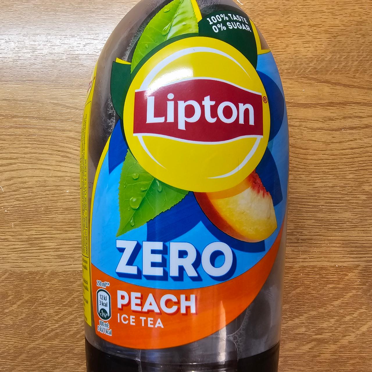 Képek - Lipton Ice Tea Zero energiamentes őszibarackízű szénsavmentes üdítőital édesítőszerekkel 1,5 l