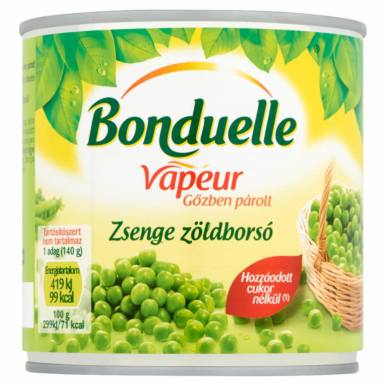 Képek - Bonduelle Vapeur gőzben párolt zsenge zöldborsó 320 g