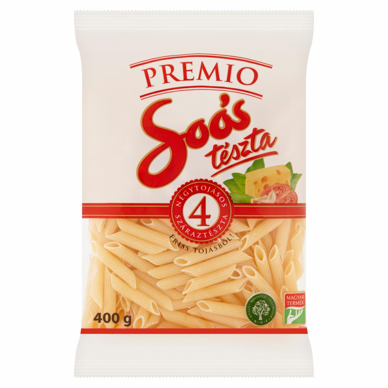 Képek - Soós Premio penne négytojásos száraztészta 400 g