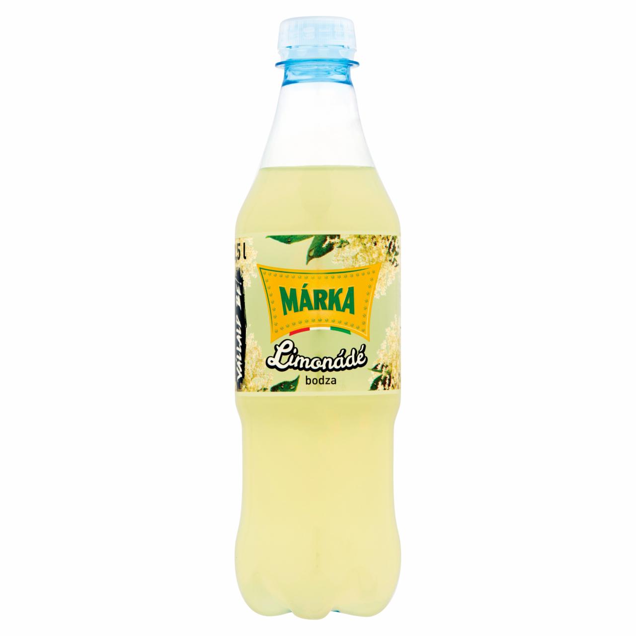 Képek - Márka Limonádé bodzaízű energiamentes szénsavas üdítőital édesítőszerekkel 0,5 l