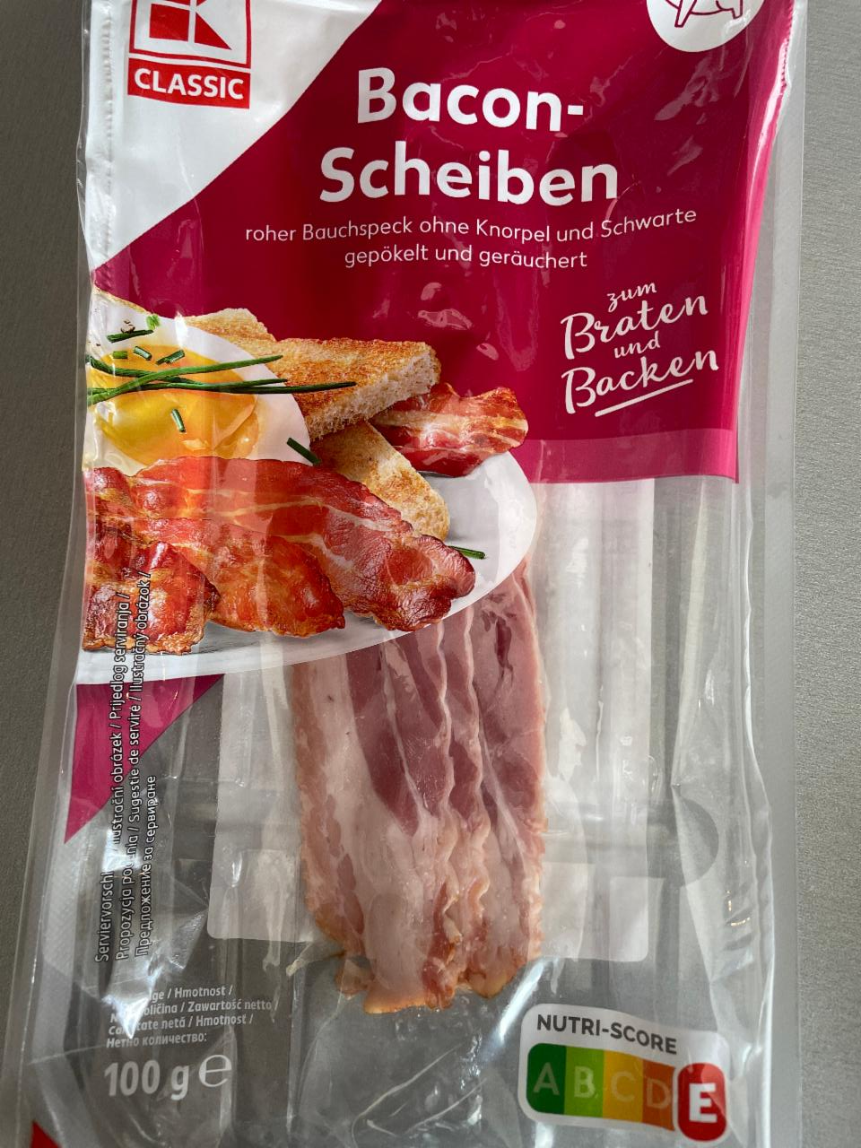 Képek - Bacon scheiben K-Classic