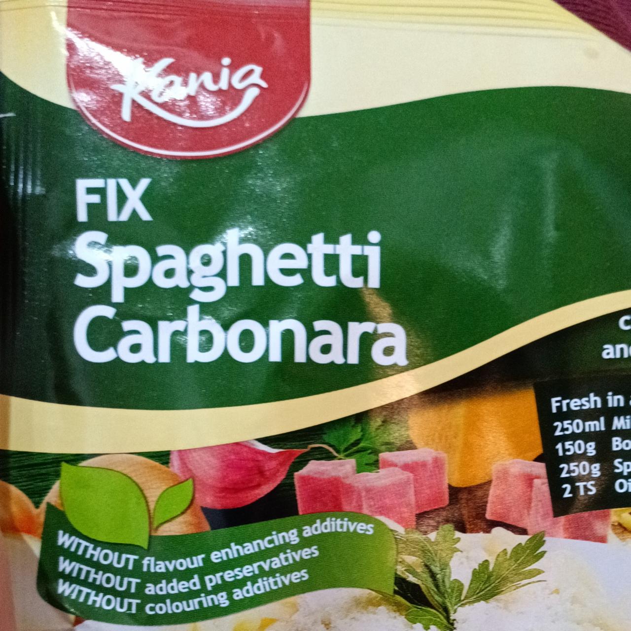 Képek - FIX Spaghetti Carbonara Kania