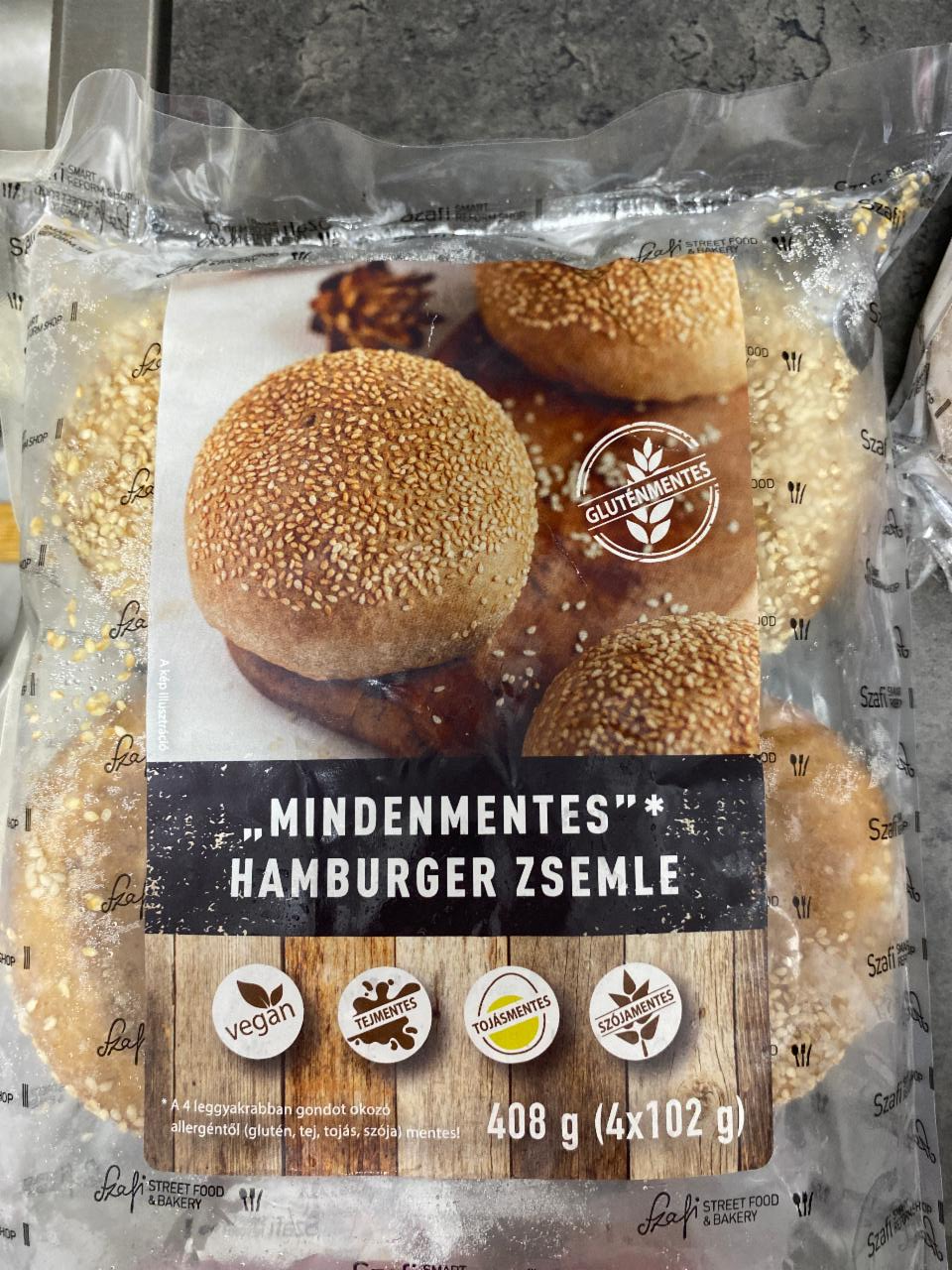 Képek - Mindenmentes hamburger zsemle Szafi Free