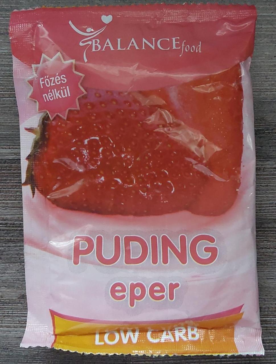 Képek - Low carb Puding eper Balance fond