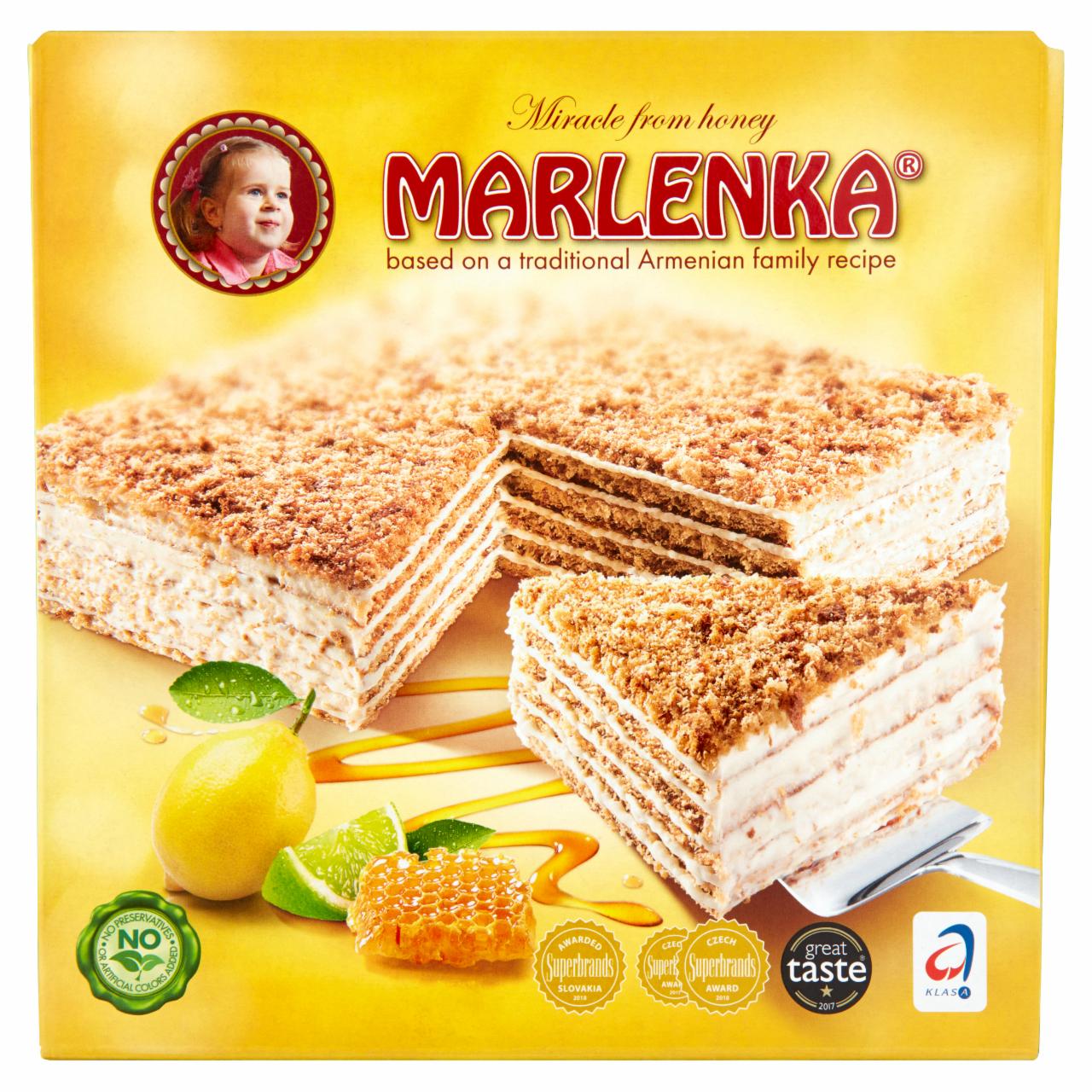 Képek - Marlenka citromos mézes torta 800 g