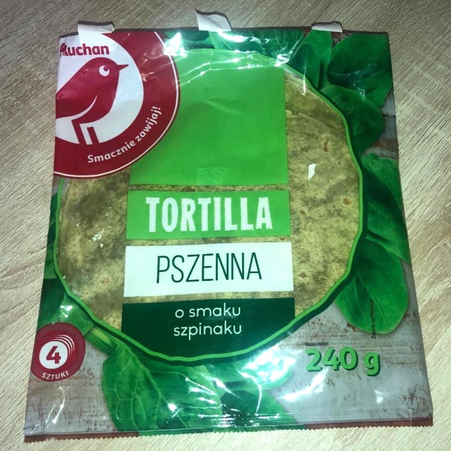 Képek - Spenótos tortilla lapok búzalisztből Auchan Nívó