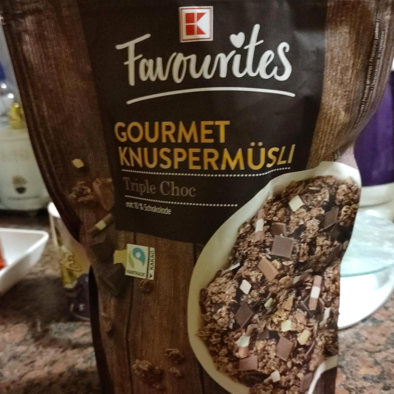 Képek - Gourmet knuspermüsli Triple Choc K-Favourites