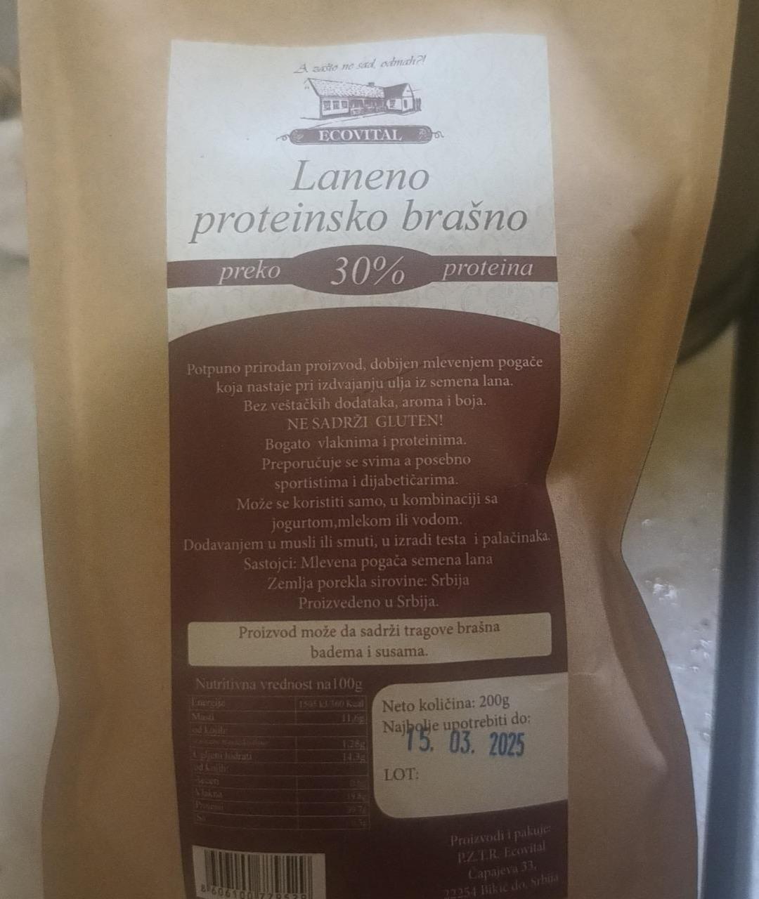 Képek - Laneno proteinsko brašno Ecovital