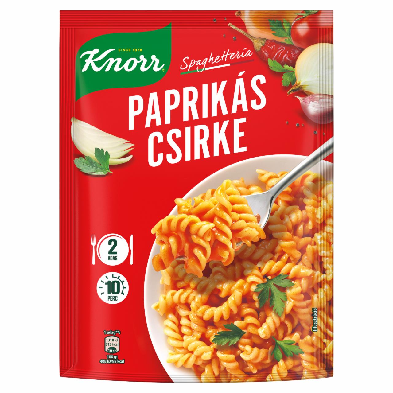 Képek - Knorr tészta paprikás csirkés szószban 168 g