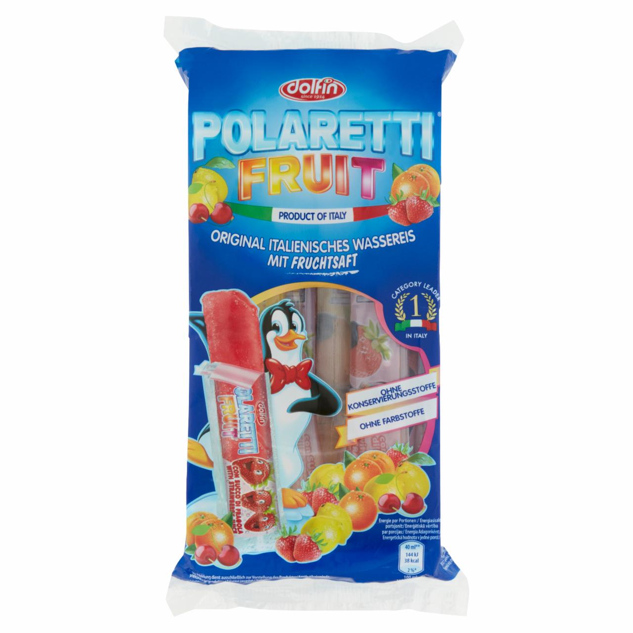 Képek - Polaretti Fruit jégnyalóka 10 x 40 ml (400 ml)