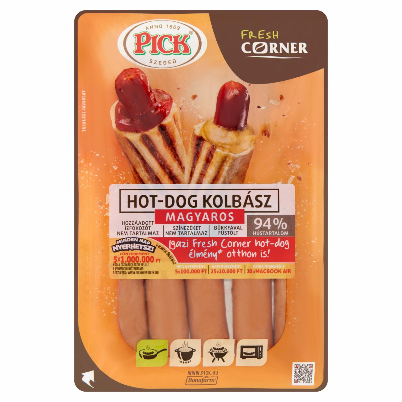 Képek - PICK Fresh Corner magyaros hot-dog kolbász 300 g