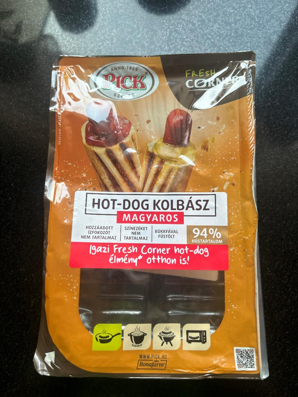 Képek - Hot dog magyaros kolbász Pick