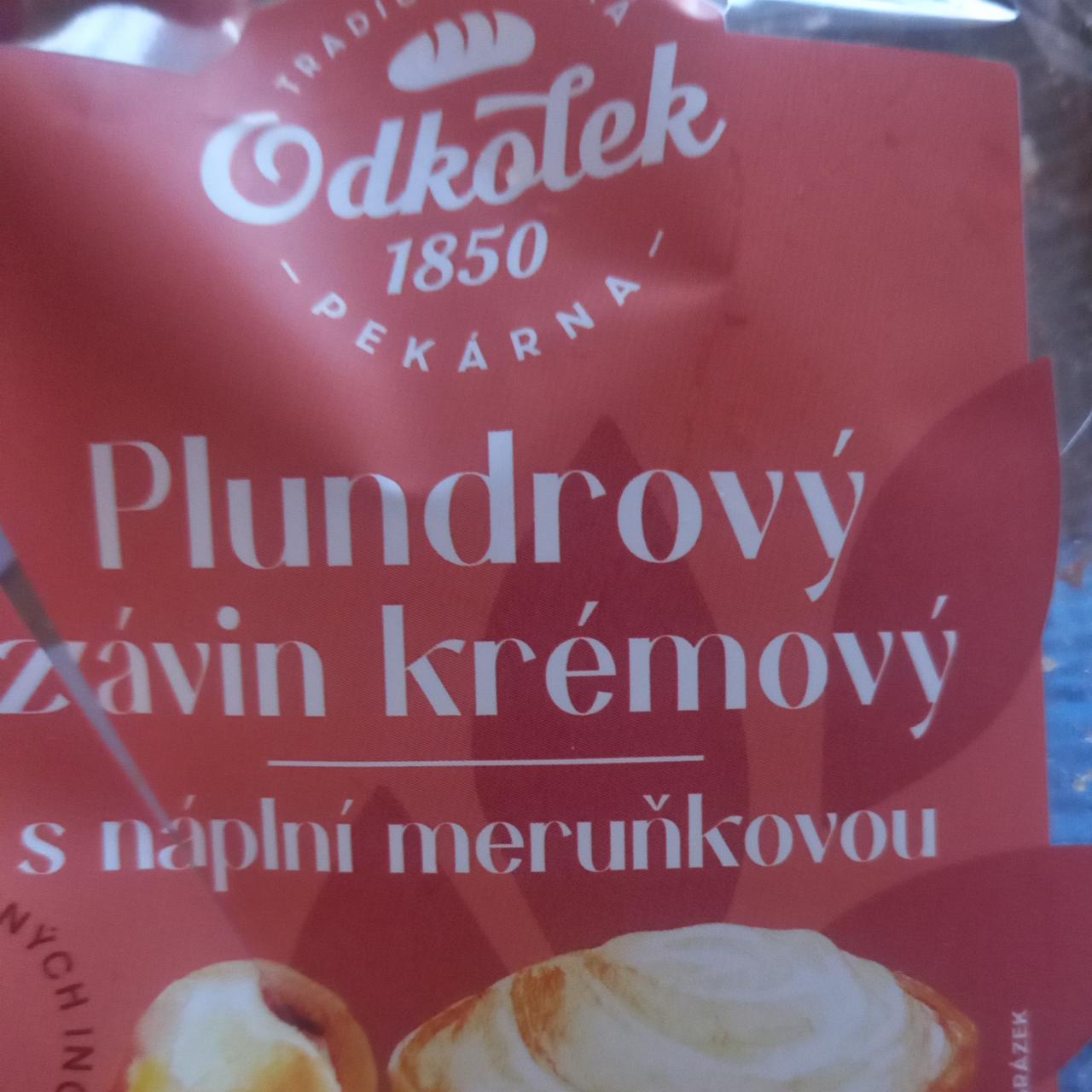 Képek - Plundrový závin krémový s náplní meruňkovou Odkolek