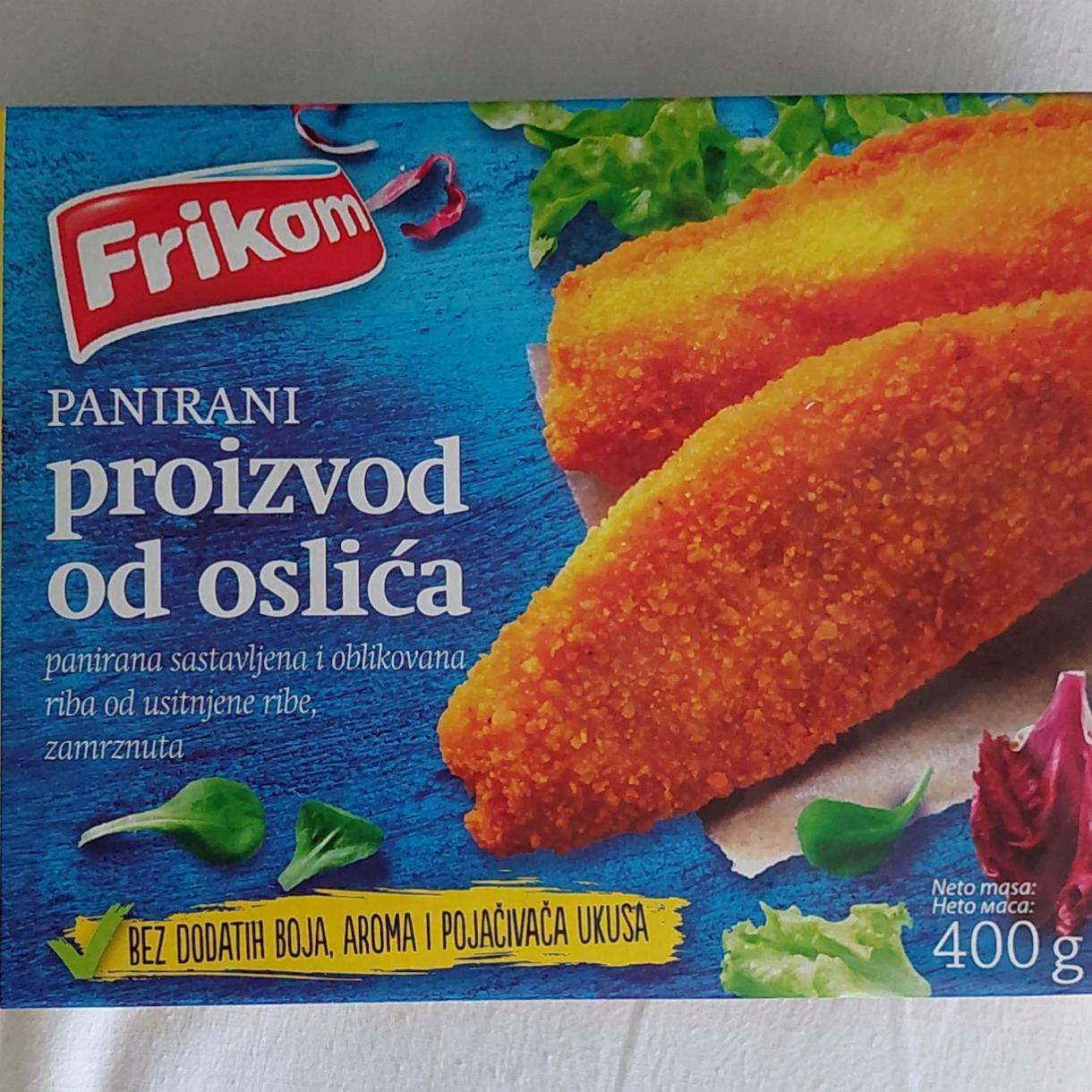 Képek - panirani proizvod od oslića Frikom