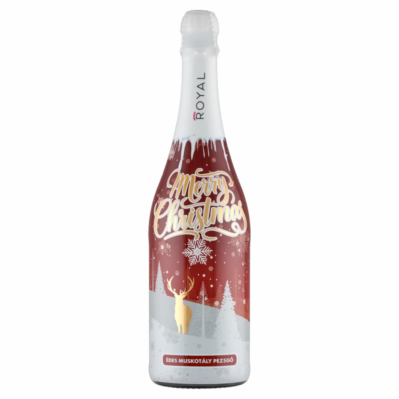 Képek - Royal Merry Cristmas Muskotály édes fehér pezsgő 10,5% 750 ml