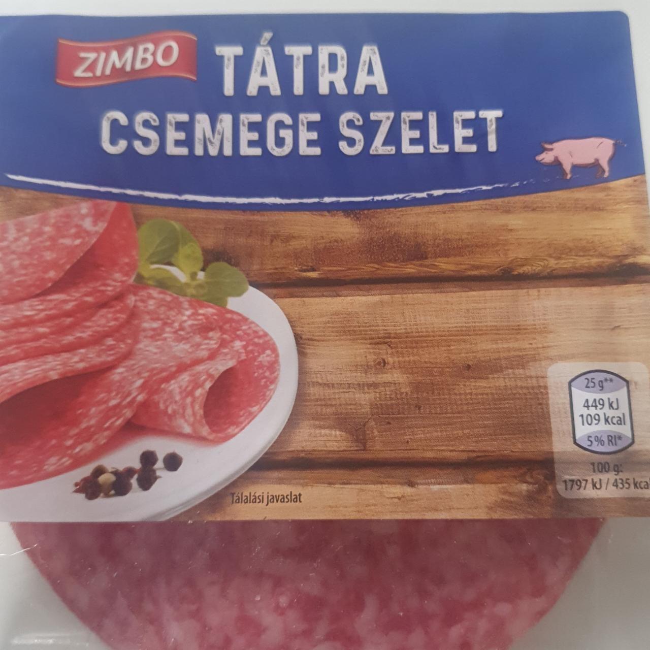 Képek - Tátra csemege szelet Zimbo