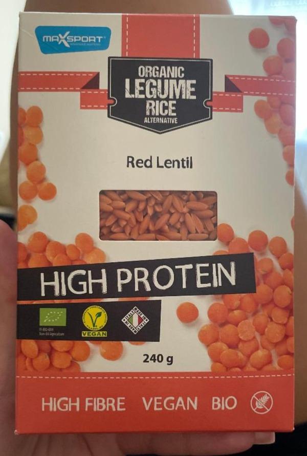 Képek - Organic Legume Rice Red Lentil MaxSport