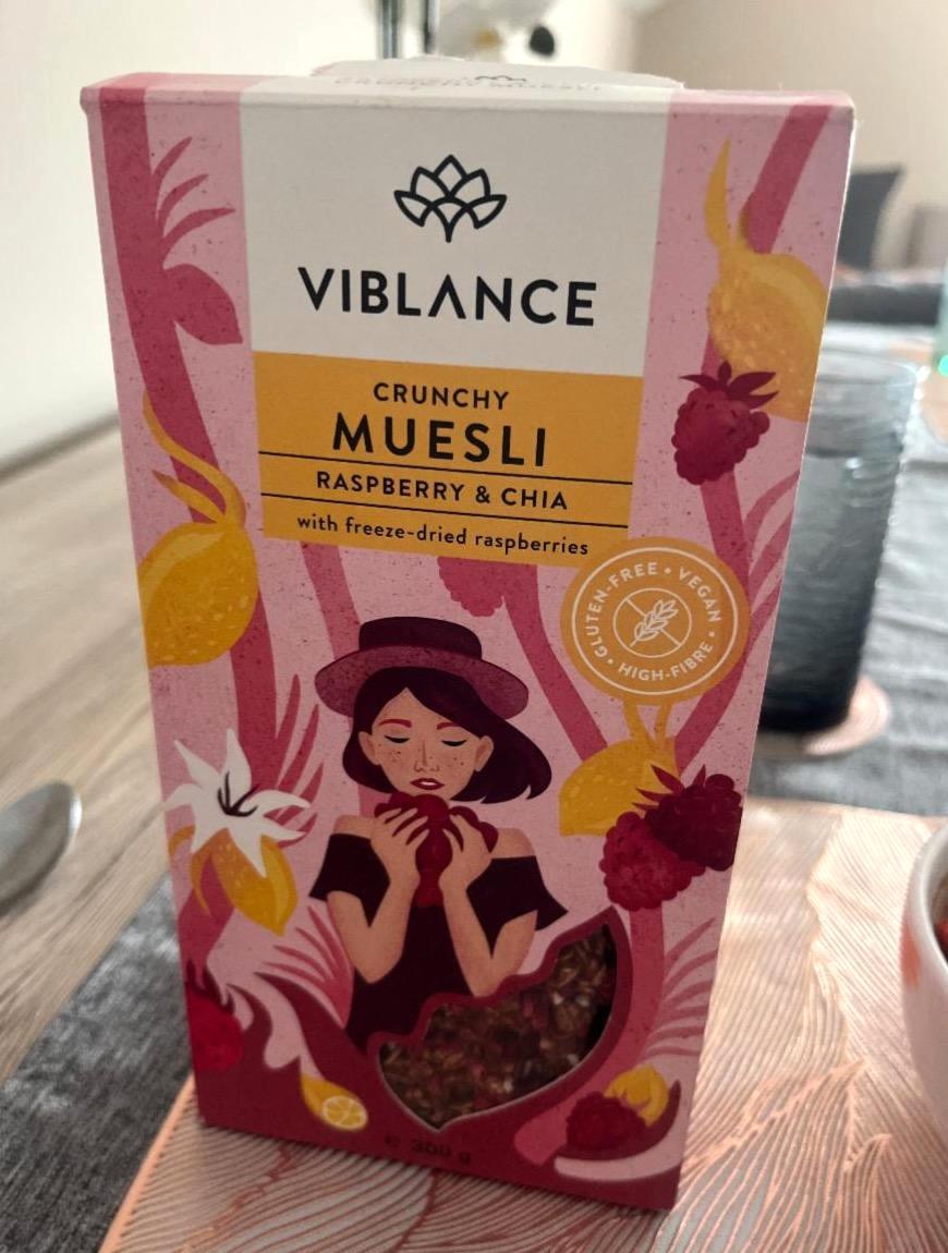 Képek - Crunchy muesli Raspberry & chia Viblance