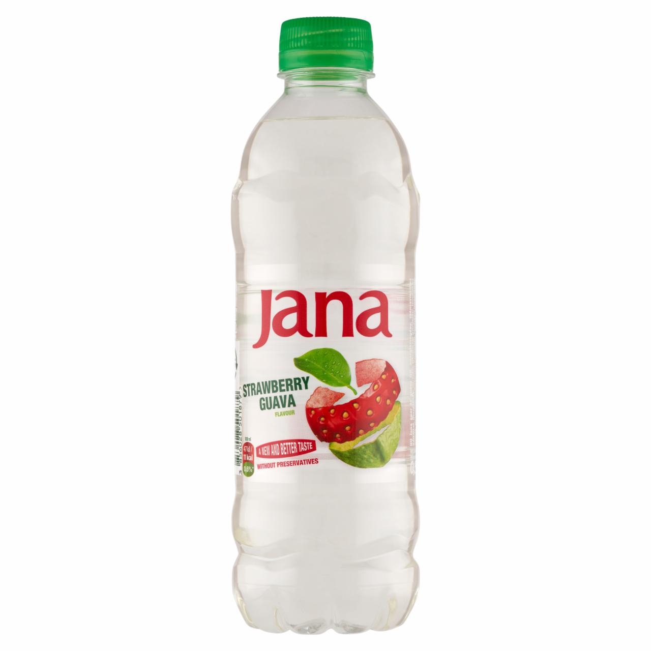 Képek - Jana eper és guava ízű, energiaszegény, szénsavmentes üdítőital 0,5 l