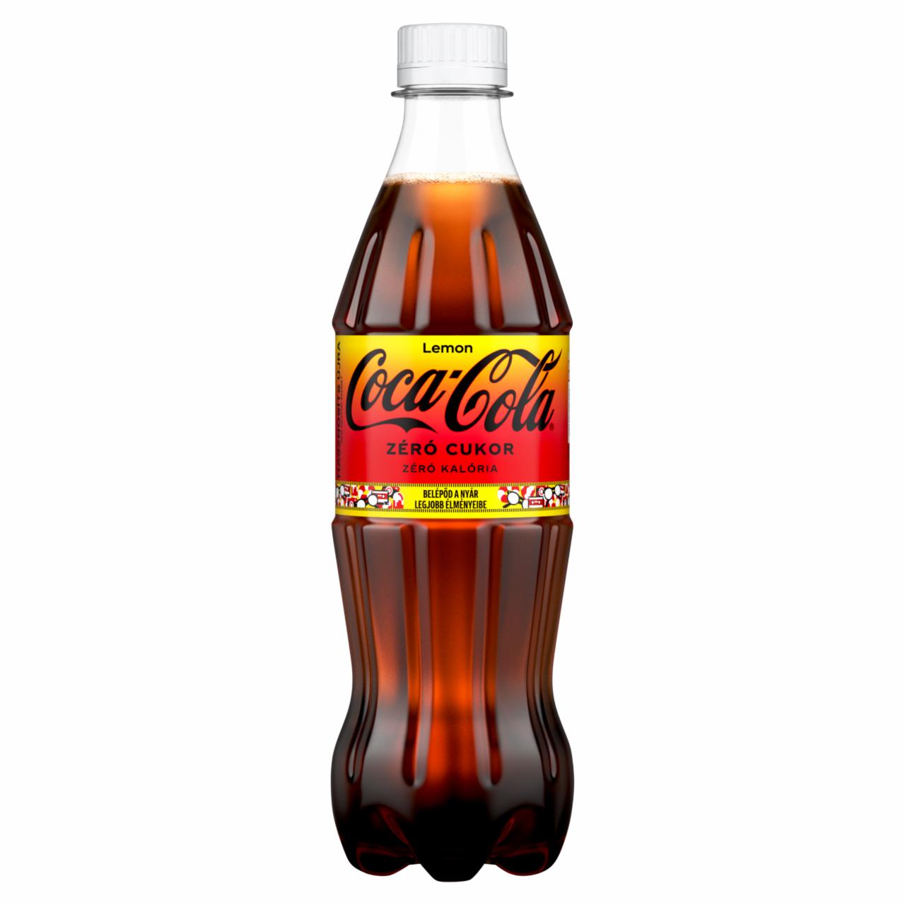 Képek - Coca-Cola Zero cola- és citromízű energiamentes szénsavas üdítőital édesítőszerekkel 330 ml