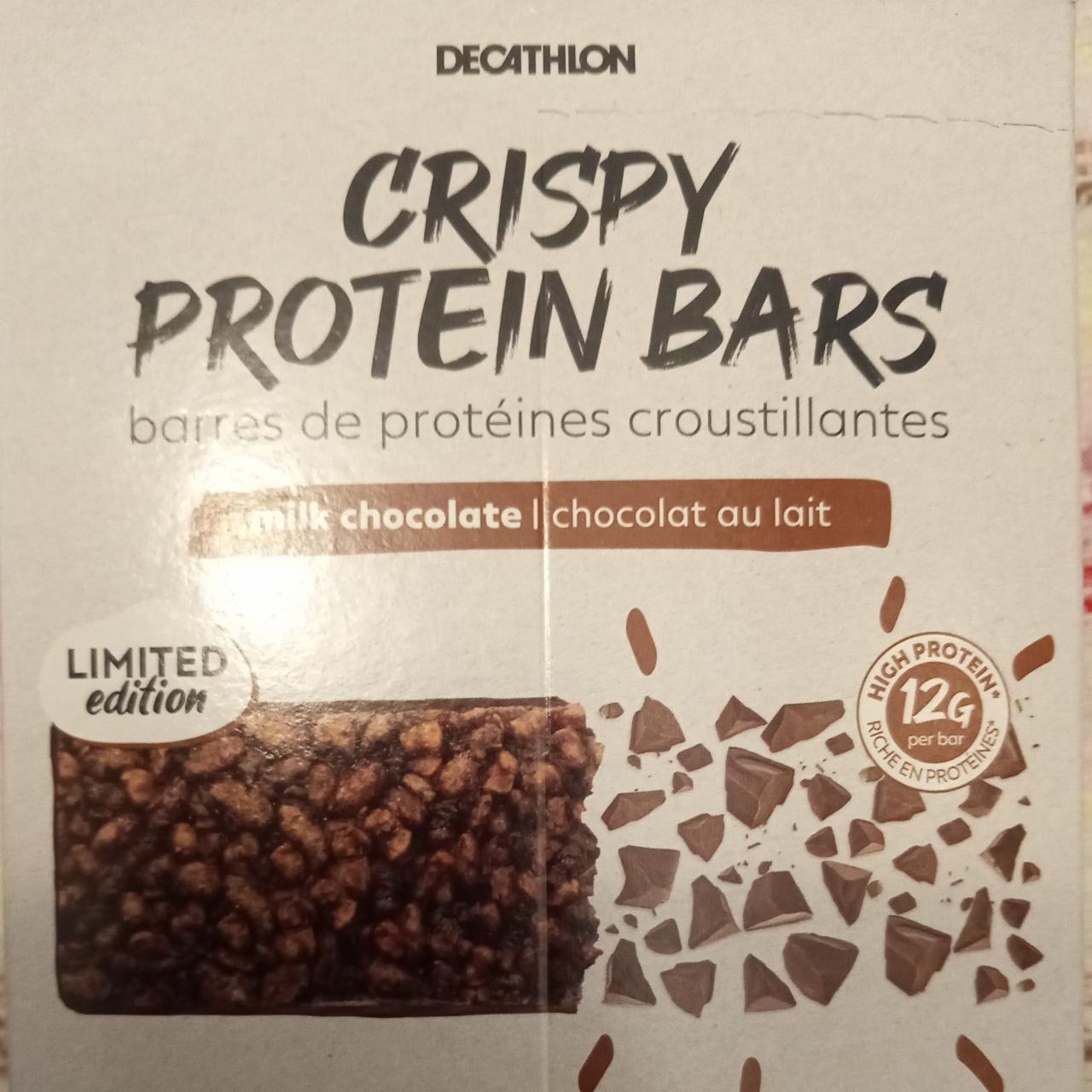 Képek - Crispy Protein Bars milk chocolate Decathlon