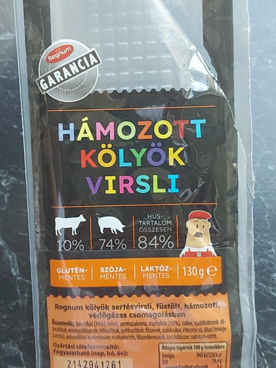 Képek - Hámozott Kölyök virsli Regnum