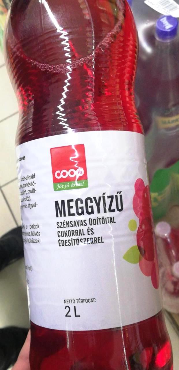 Képek - Meggyízű szénsavas üdítő ital Coop