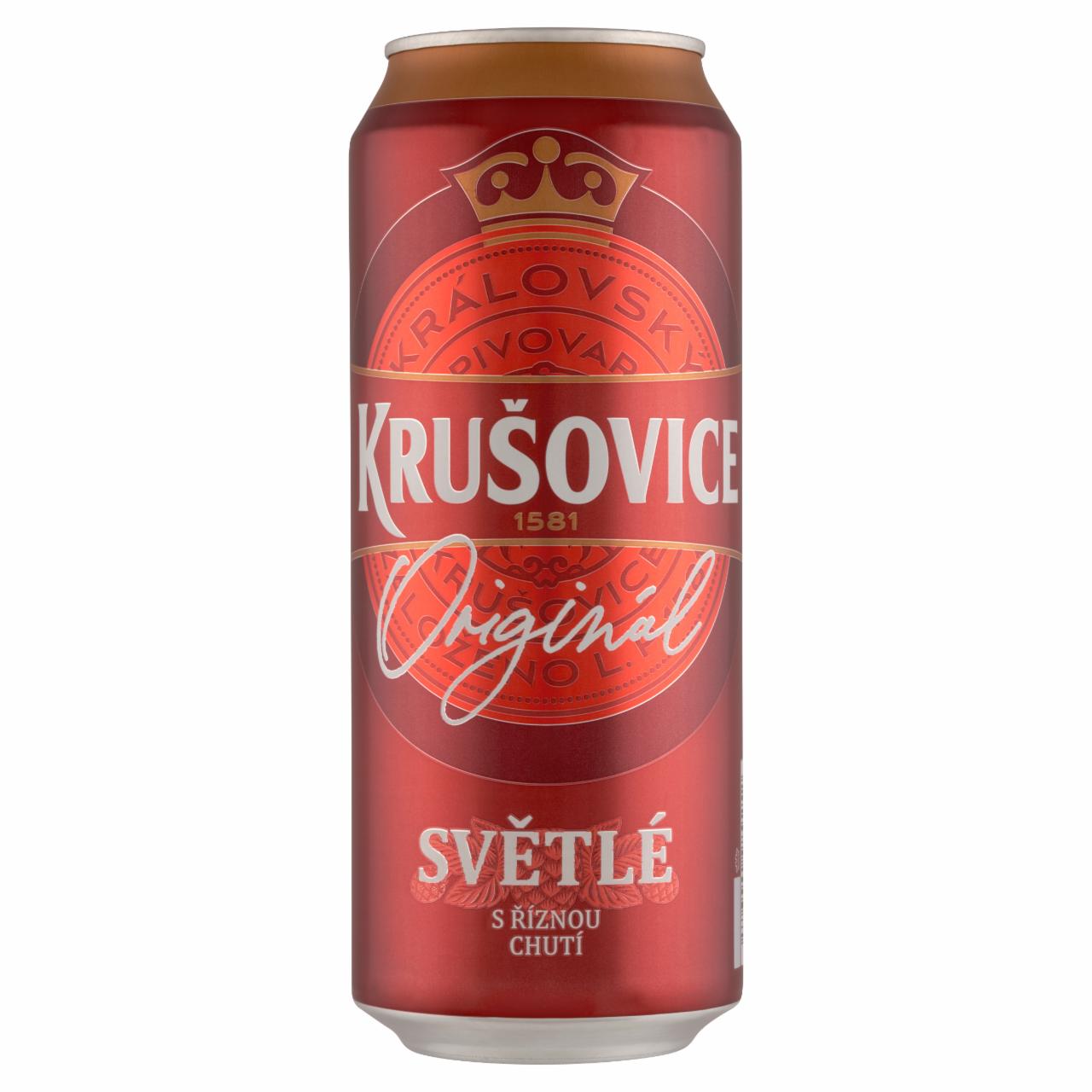 Képek - Krušovice Originál import világos sör 4,2% 500 ml 