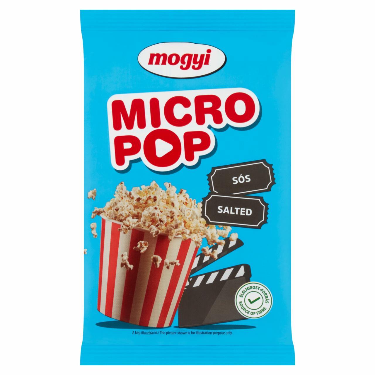 Képek - Mogyi Micro Pop sós, mikrohullámú sütőben elkészíthető pattogatni való kukorica 100 g