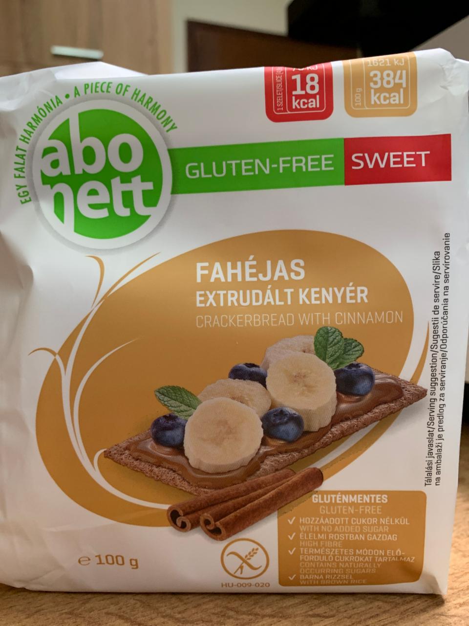 Képek - Fahéjas extrudált kenyér Gluten-free Abonett