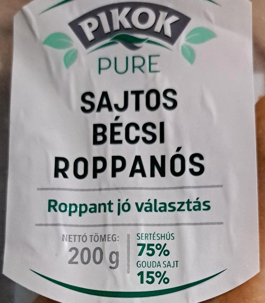 Képek - Sajtos Bécsi roppanós Pikok Pure