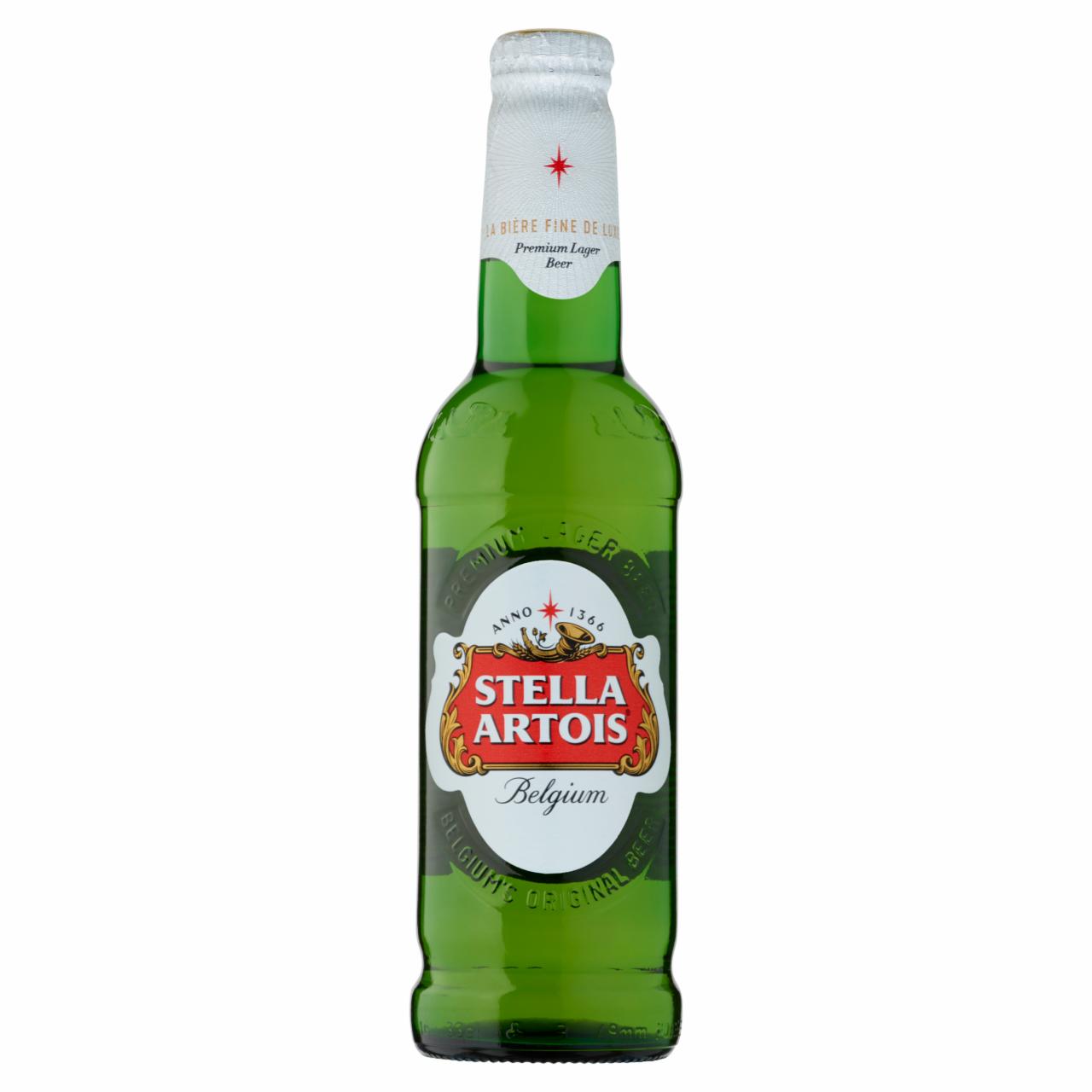 Képek - Stella Artois minőségi világos sör 5% 0,33 l