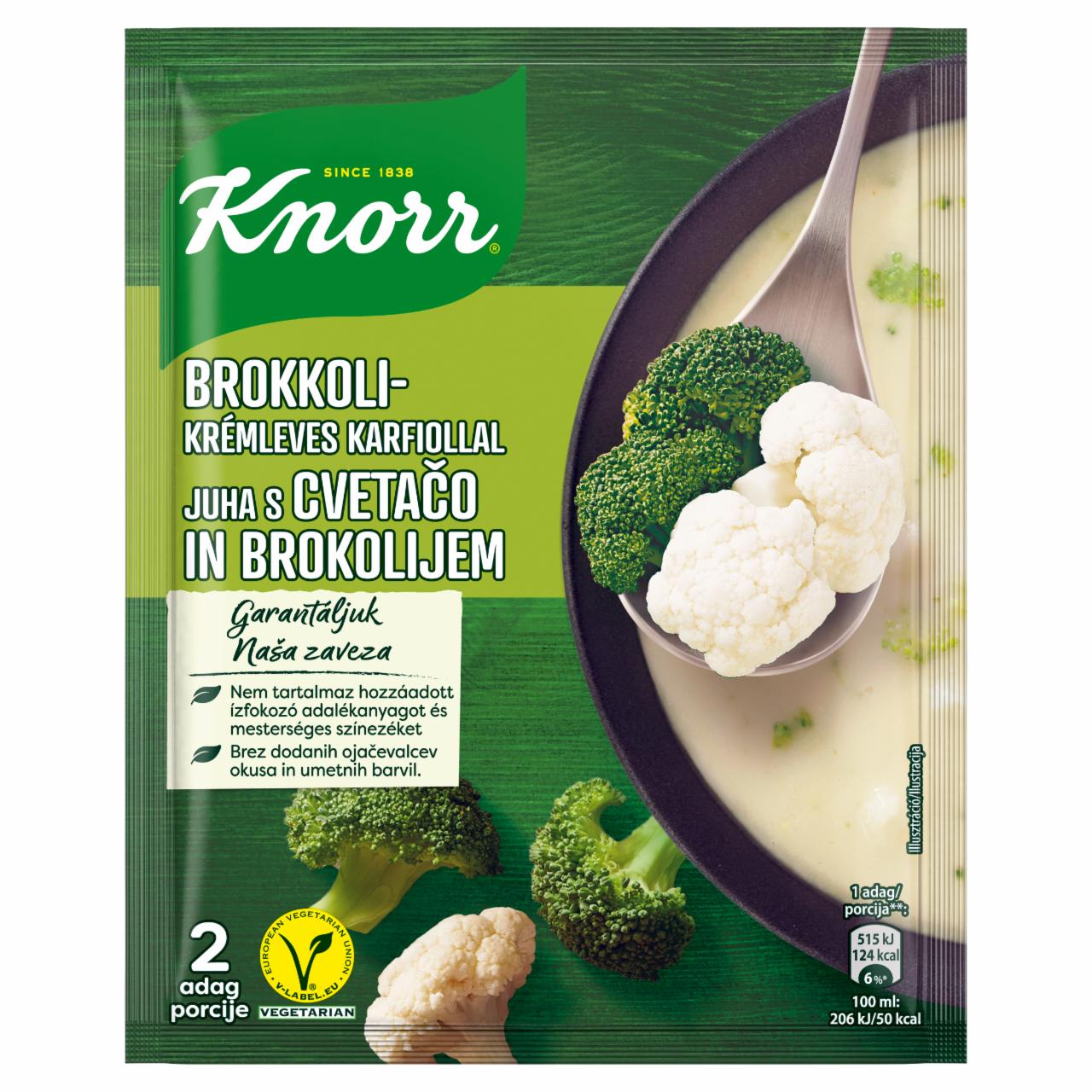 Képek - Knorr brokkolikrémleves karfiollal 51 g