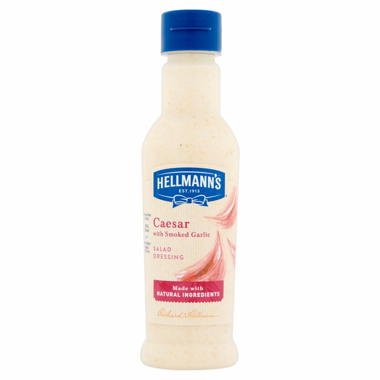 Képek - Hellmann's Cézár salátaöntet füstölt fokhagymával 210 ml