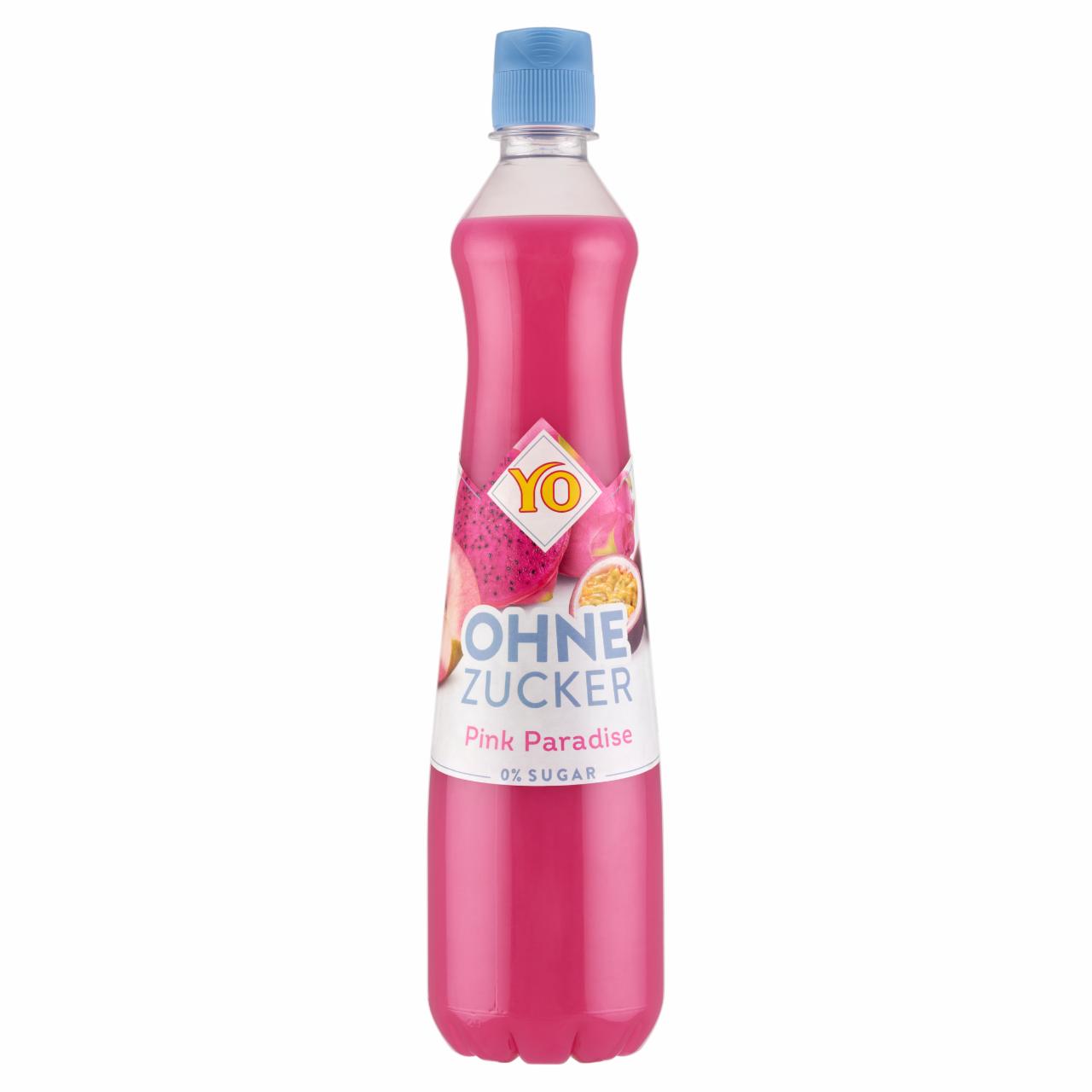 Képek - Yo Pink Paradise szörp édesítőszerekkel 0,7 l