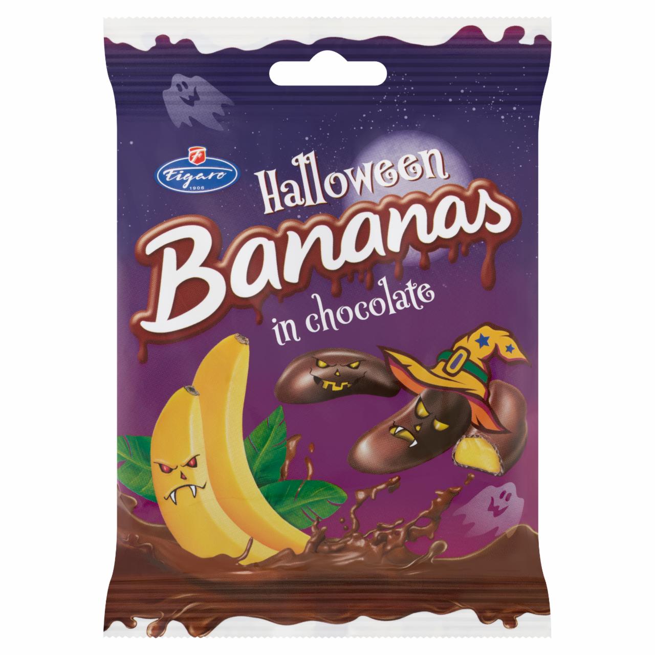 Képek - Figaro Halloween étcsokoládéval bevont banános habos zselék 75 g