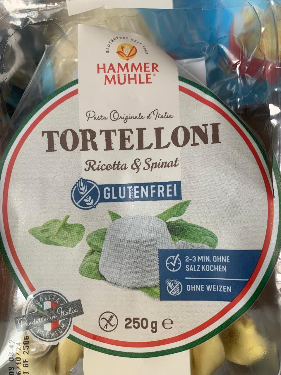 Képek - Tortelloni ricotta & spinat glutenfrei Hammer mühle