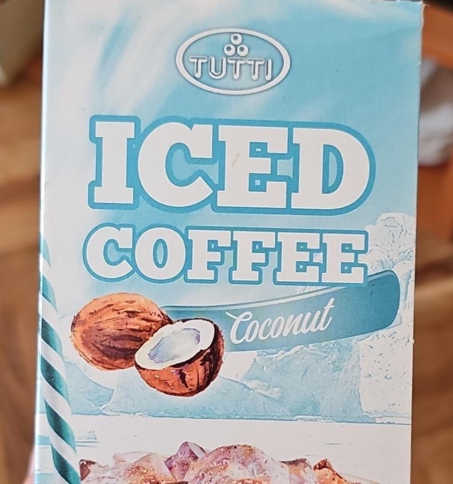 Képek - iced Coffee coconut kókusz ízű jeges kávé italpor Tutti